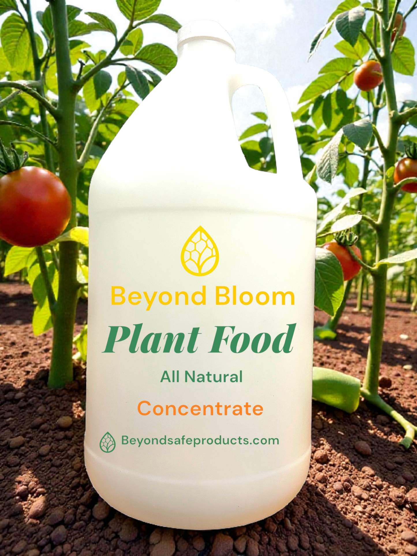 ⭐ Beyond Bloom™ Plant Food Concentrate | Nano-Technology All-Natural Fertilizer | Eco-Friendly, Biodegradable | Promotes Faster, Stronger Plant Growth & Higher Brix | By Beyond Safe Products