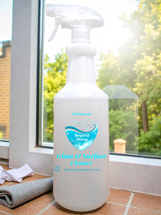 ⭐ Beyond Shine™ – Natural Glass & Surface Cleaner | All-Natural, Eco-Friendly, Biodegradable | Streak-Free Glass, Mirror & Multi-Surface Cleaning | By Beyond Safe Products