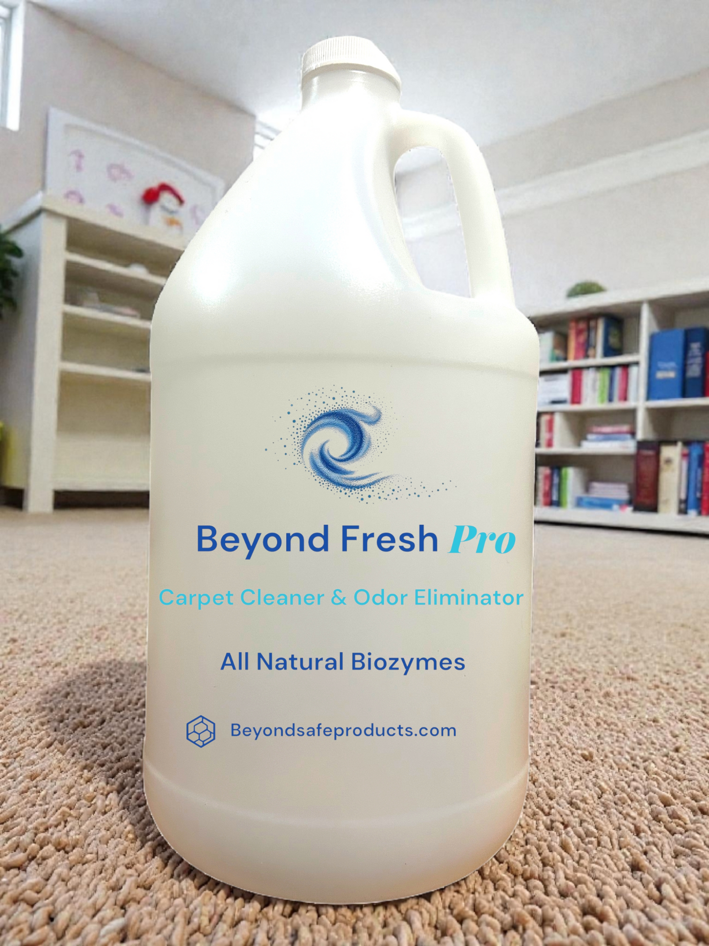 ⭐ Beyond Fresh Pro™ – Bio-Enzymatic Carpet & Floor Cleaner | All-Natural, Eco-Friendly Formula | Odor Eliminator & Deep Cleaner | By Beyond Safe Products