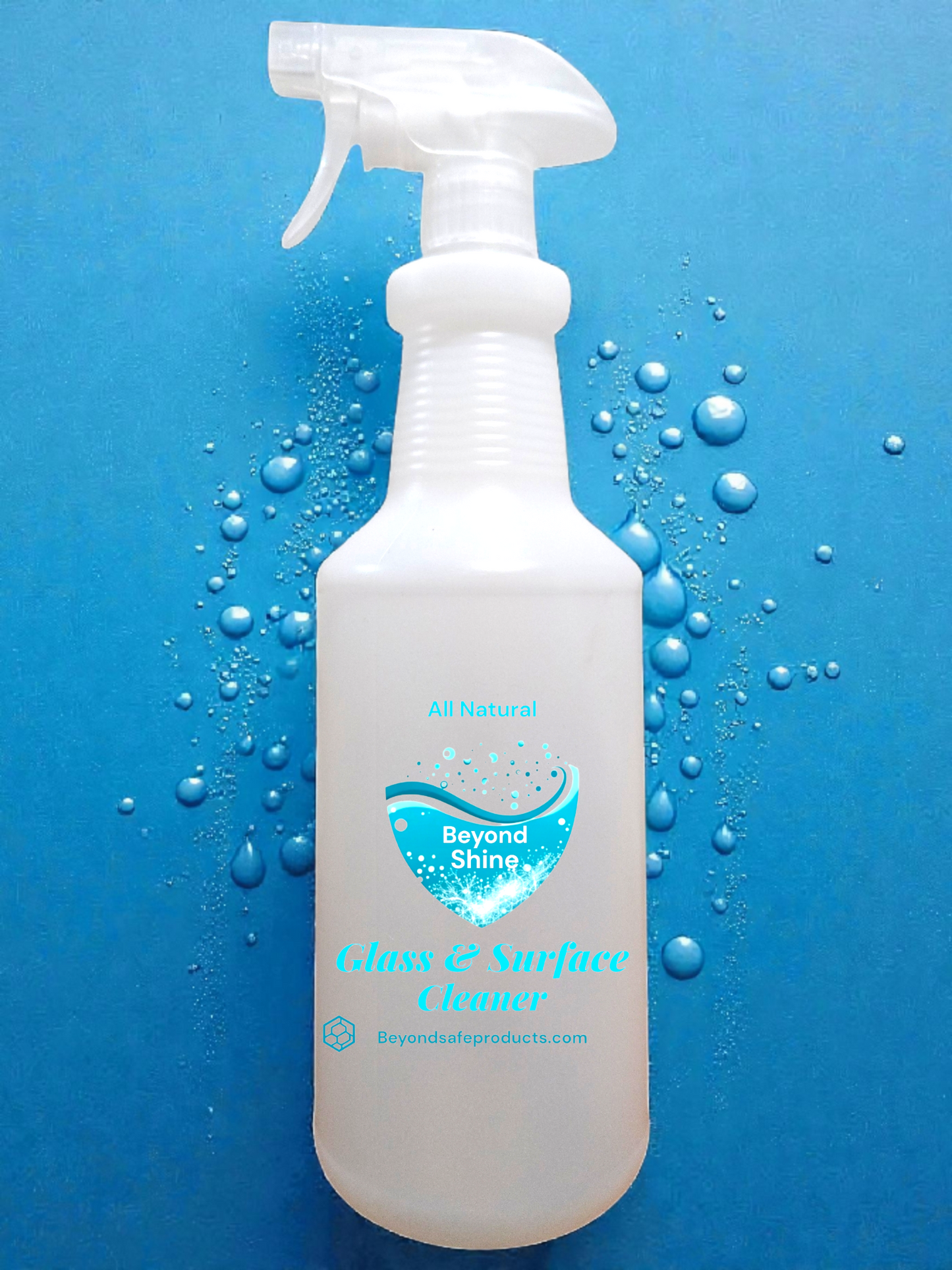 ⭐ Beyond Shine™ – Natural Glass & Surface Cleaner | All-Natural, Eco-Friendly, Biodegradable | Streak-Free Glass, Mirror & Multi-Surface Cleaning | By Beyond Safe Products