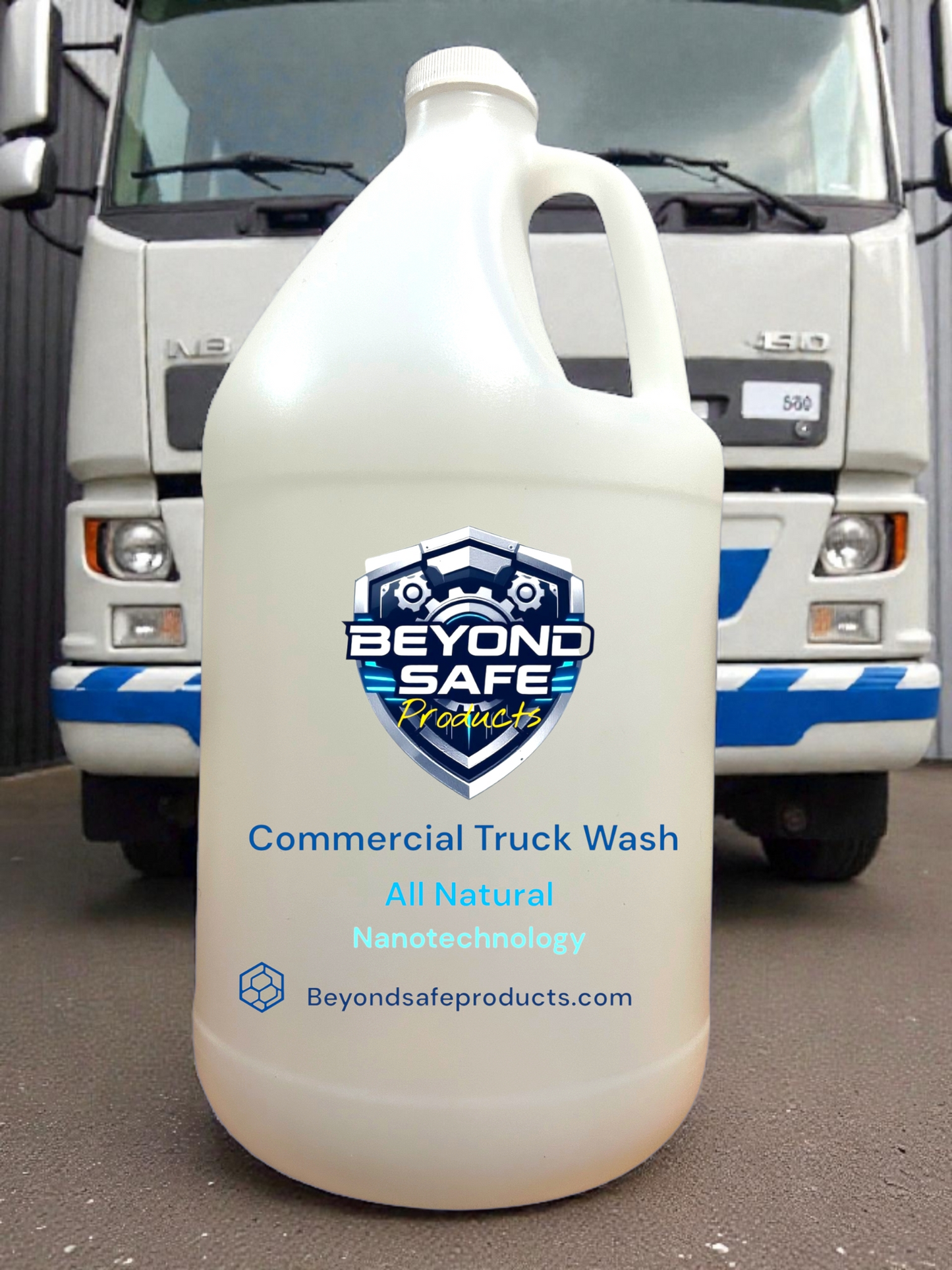 ⭐ Beyond Clean | Fleet Wash | Fleet Cleaner | All-Natural Commercial Truck & Equipment Cleaner | Biodegradable Nanotechnology Formula | Heavy-Duty Degreasing for Trucks, Fleets & Industrial Vehicles