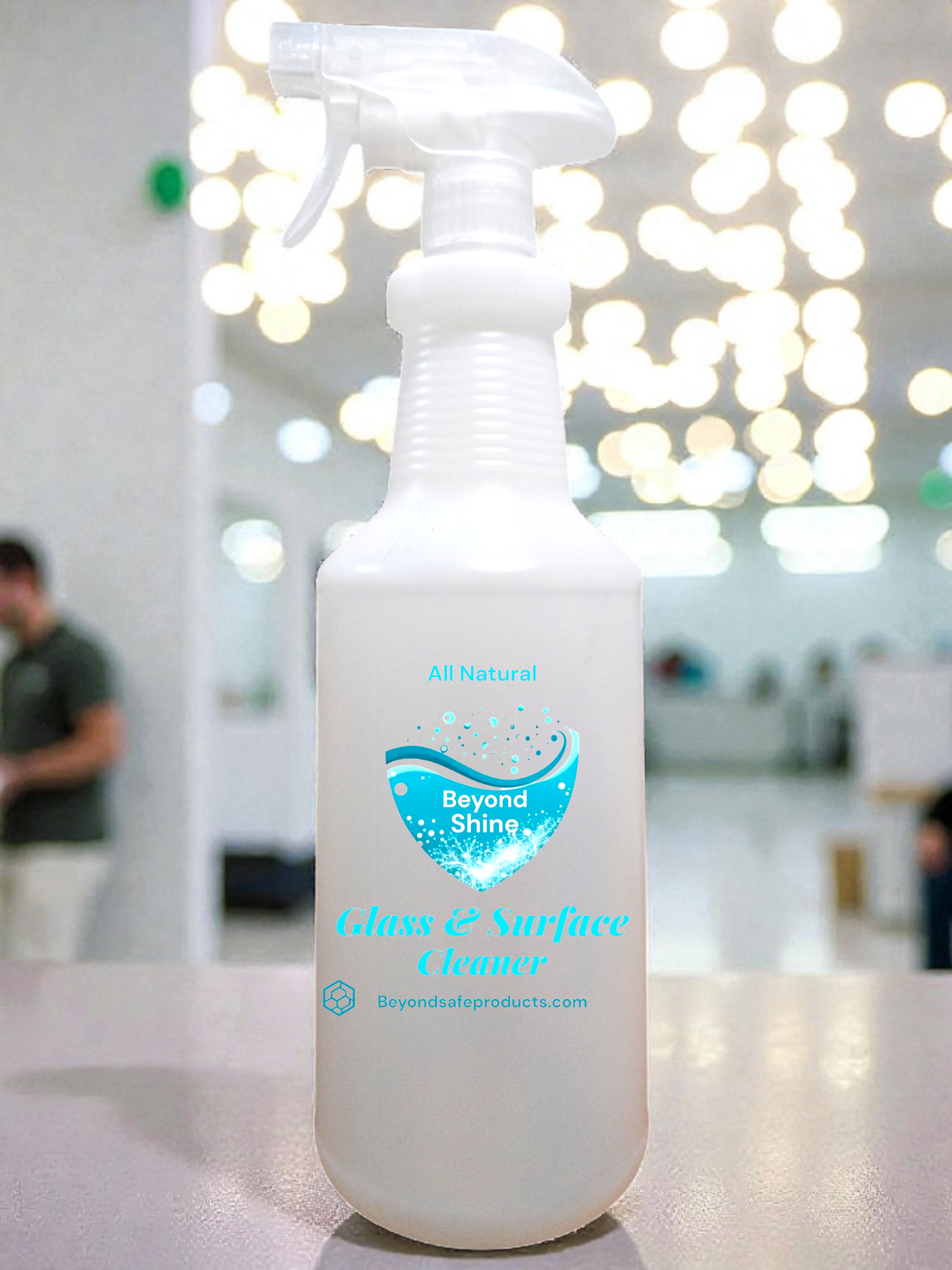 ⭐ Beyond Shine™ – Natural Glass & Surface Cleaner | All-Natural, Eco-Friendly, Biodegradable | Streak-Free Glass, Mirror & Multi-Surface Cleaning | By Beyond Safe Products