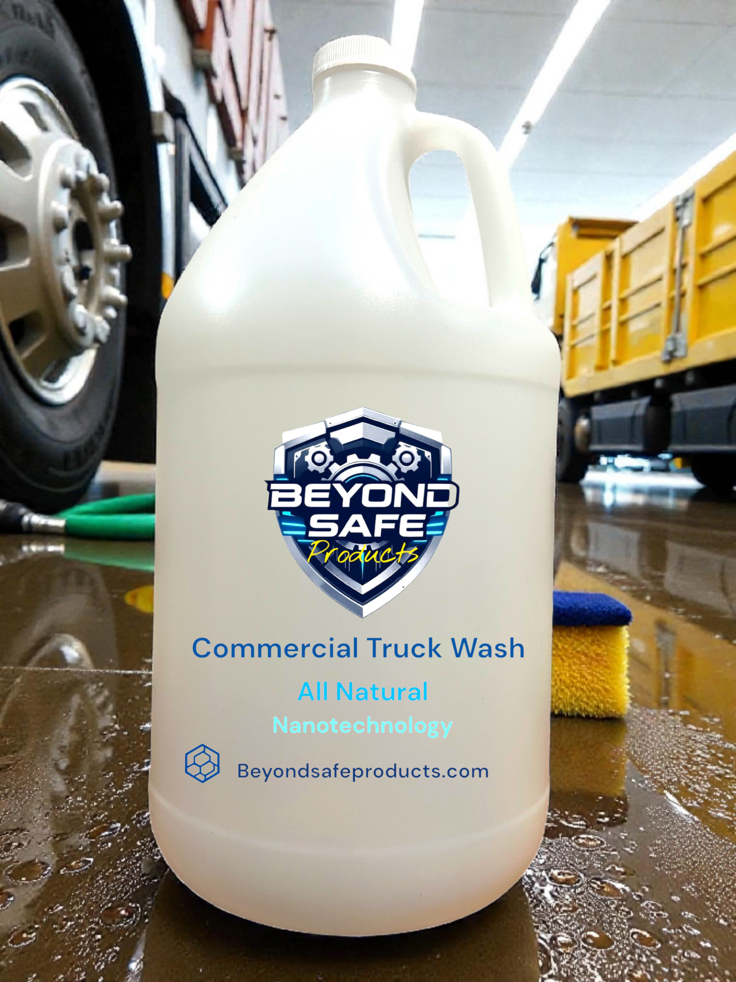 ⭐ Beyond Clean | Fleet Wash | Fleet Cleaner | All-Natural Commercial Truck & Equipment Cleaner | Biodegradable Nanotechnology Formula | Heavy-Duty Degreasing for Trucks, Fleets & Industrial Vehicles