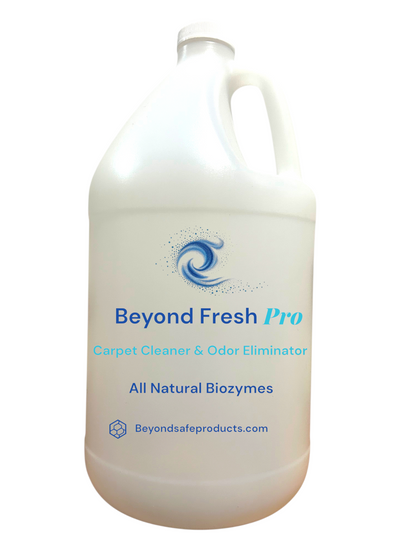 ⭐ Beyond Fresh Pro™ – Bio-Enzymatic Carpet & Floor Cleaner | All-Natural, Eco-Friendly Formula | Odor Eliminator & Deep Cleaner | By Beyond Safe Products