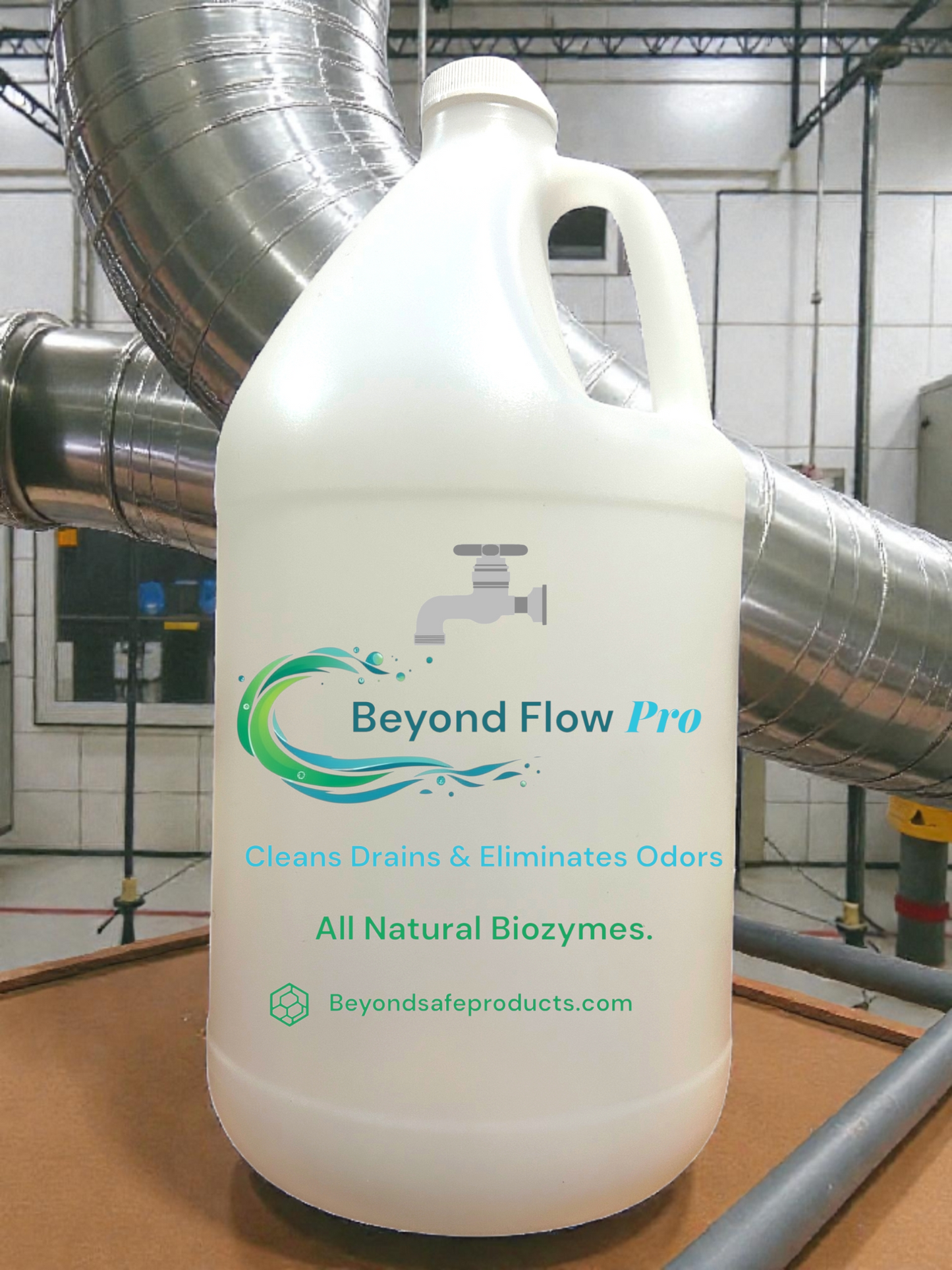 Beyond Flow Pro™ – Bio-Enzymatic Drain Maintainer &amp; Odor Eliminator By Beyond Safe Products